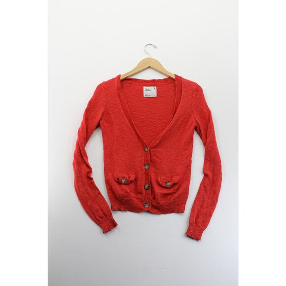 American Eagle button down cardigan sweater womens small preppy career office - Picture 1 of 5